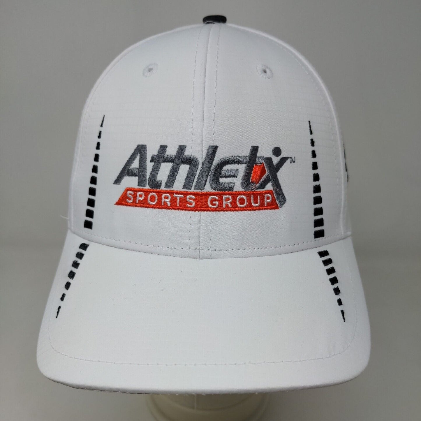 Cap America Men's Strapback Hat White Adjustable Athletics Sports Group Logo