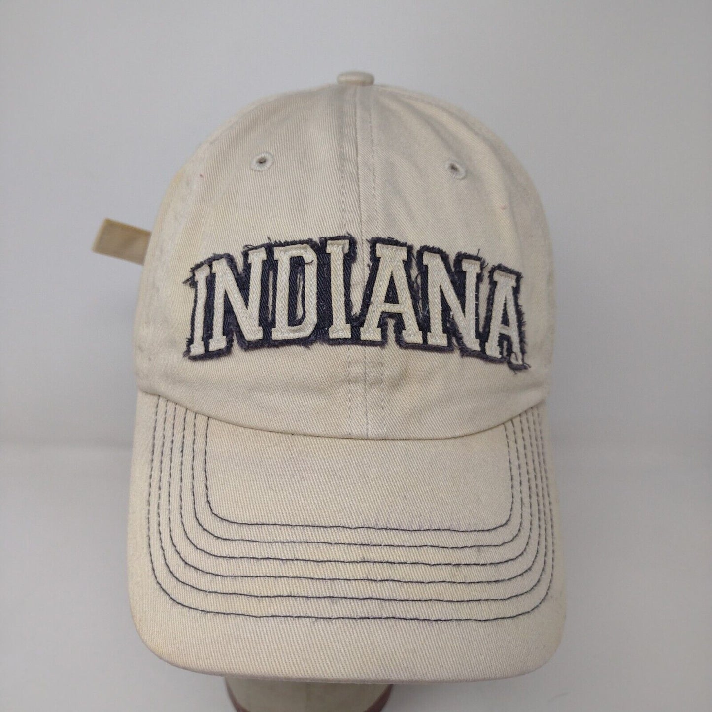 Twins Enterprise Men's Indiana Pacers Slideback Hat Tan OSFA Embroidered