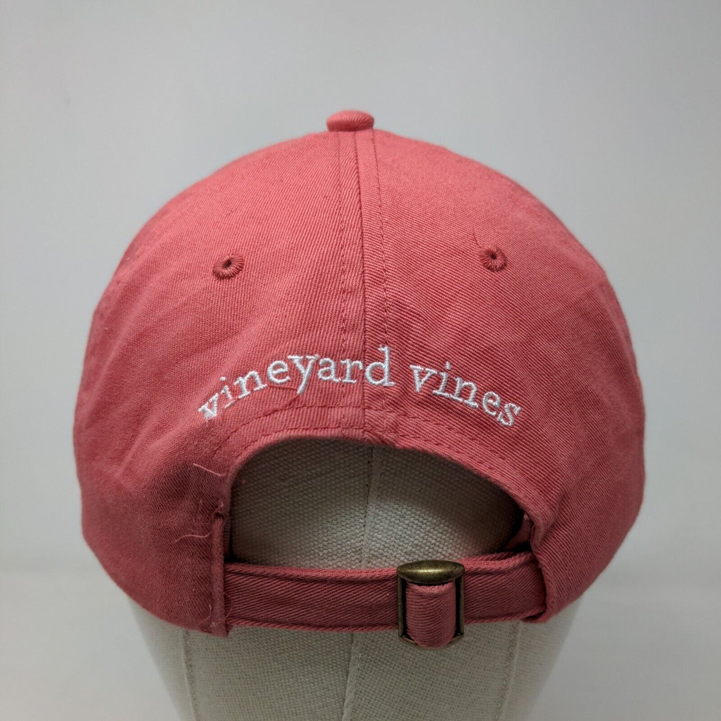 Vineyard vines Women's Slideback Hat Pink Adjustable Embroidered Logo