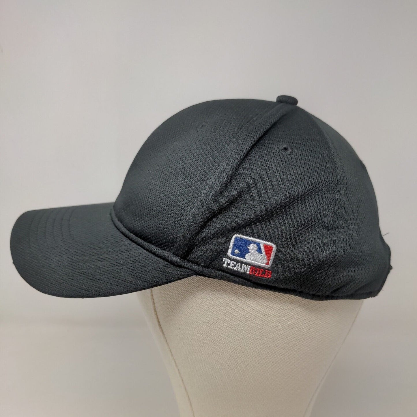 OC Sports Boy's Strapback Hat Black Size Youth Team MLB Blank Embroidered