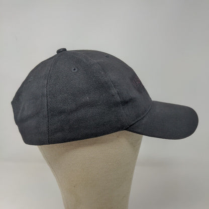 Maggianos Little Italy Men's Strapback Hat Cap Black Adjustable Embroidered Logo