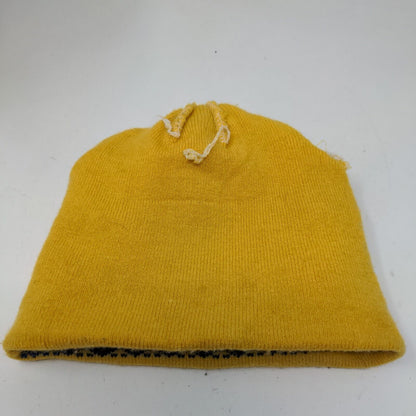 NBA Indiana Pacers Men's Knit Beanie Hat Yellow 100% Acrylic Hardee's Logo