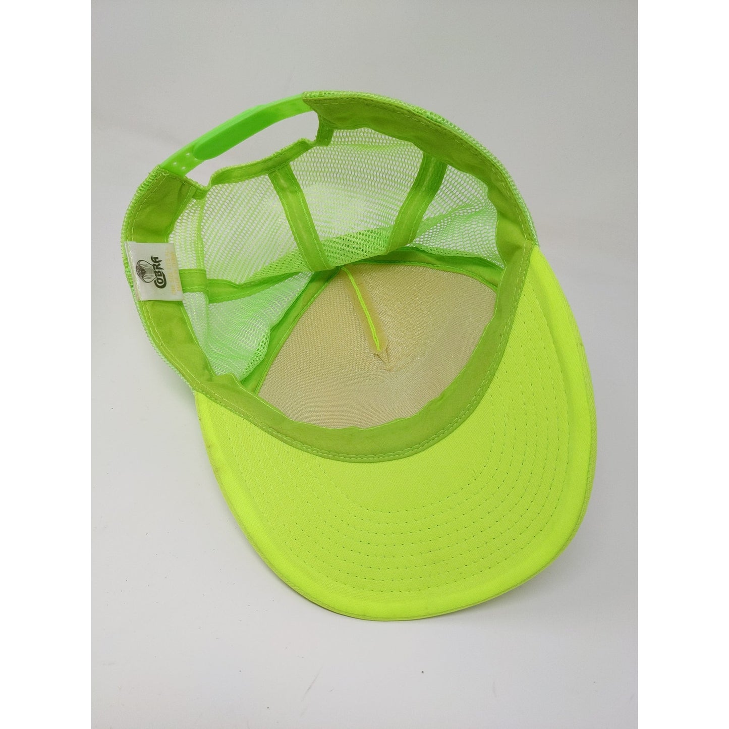 FRAT Mesh Back Snapback Trucker Hat Bright Pink & Green Cap OSFA