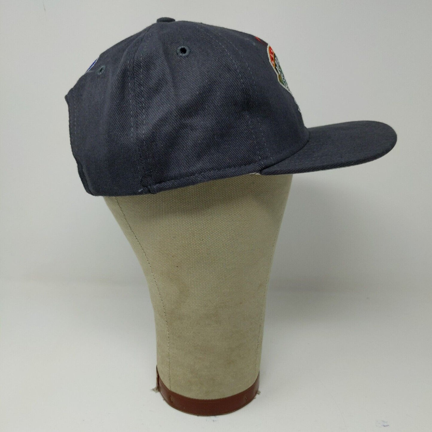 New Era Gray 2002 Little League Central Regional Baseball Hat Cap SZ M / L USA