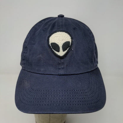 Newhattan Men's Slideback Hat Blue OSFA Embroidered Alien Greys Logo