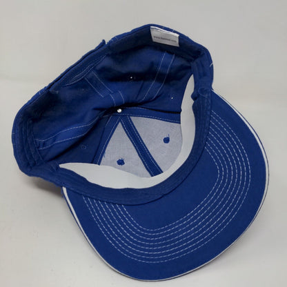 Fastenal Men's Strapback Hat Blue Adjustable Embroidered Logo Official