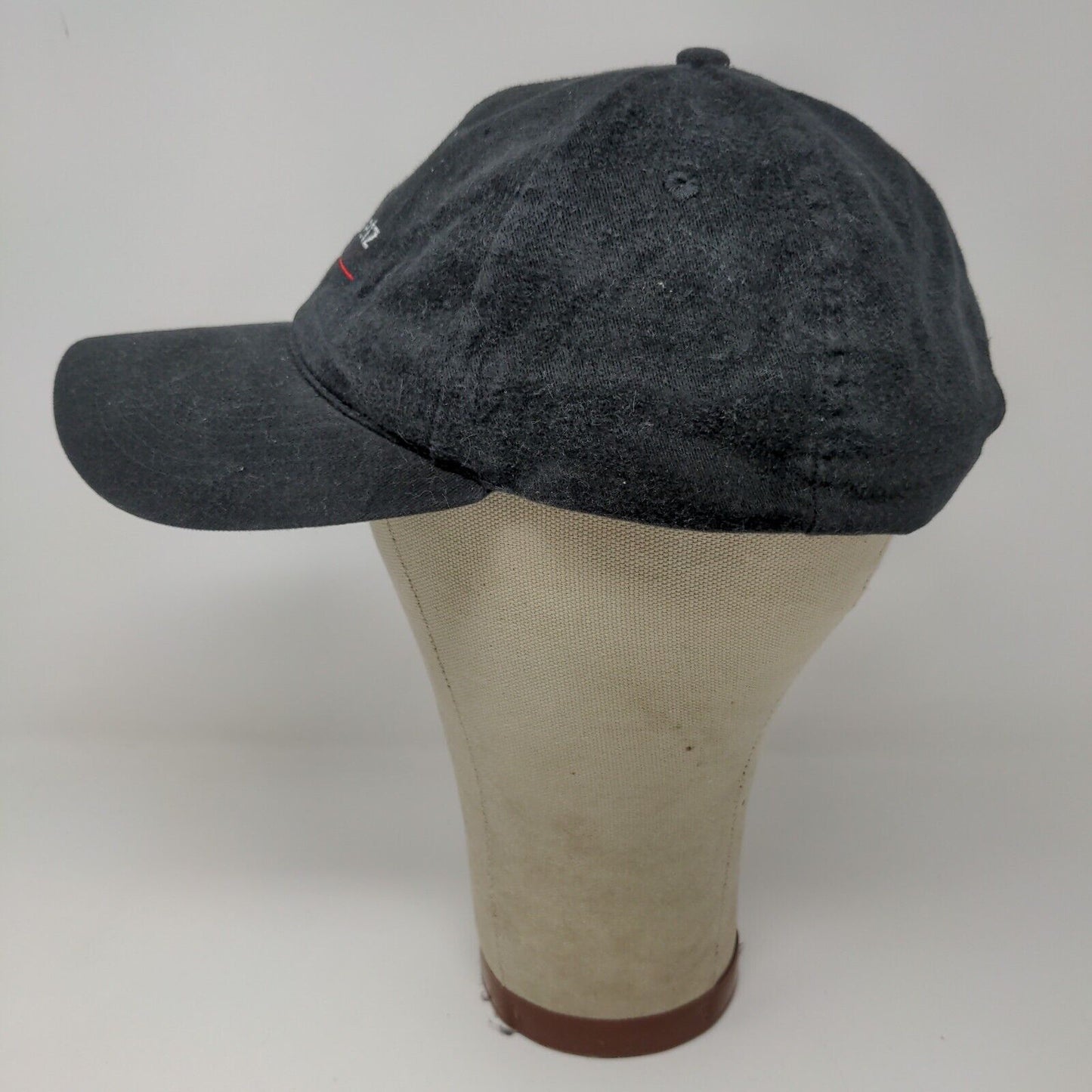 GE General Electric Betz Black Ball Cap Hat Slideback Adjustable Embroidered