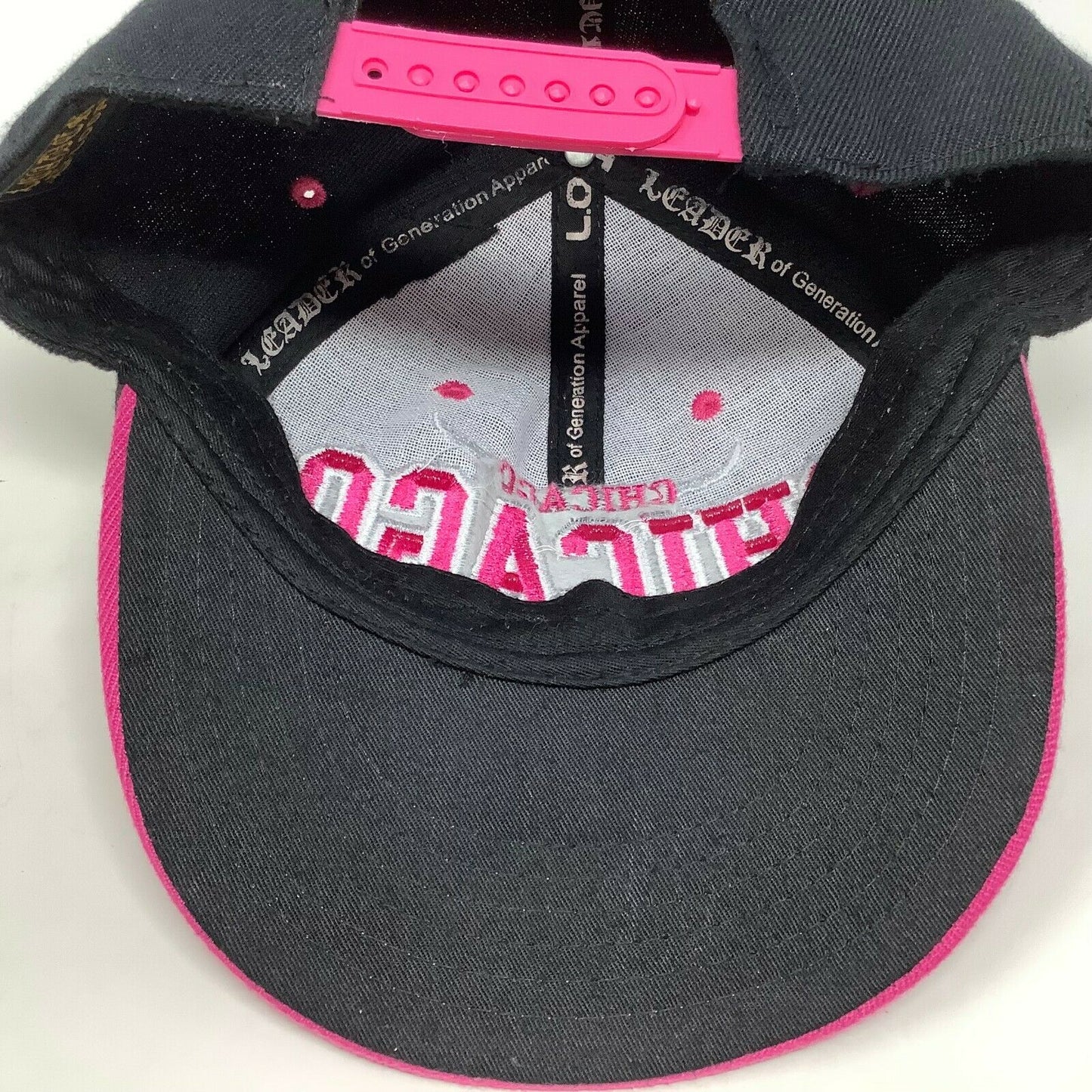 Pink Chicago Snapback Hat Horns Leader L.O.G.A. Generation Apparel Adjustable