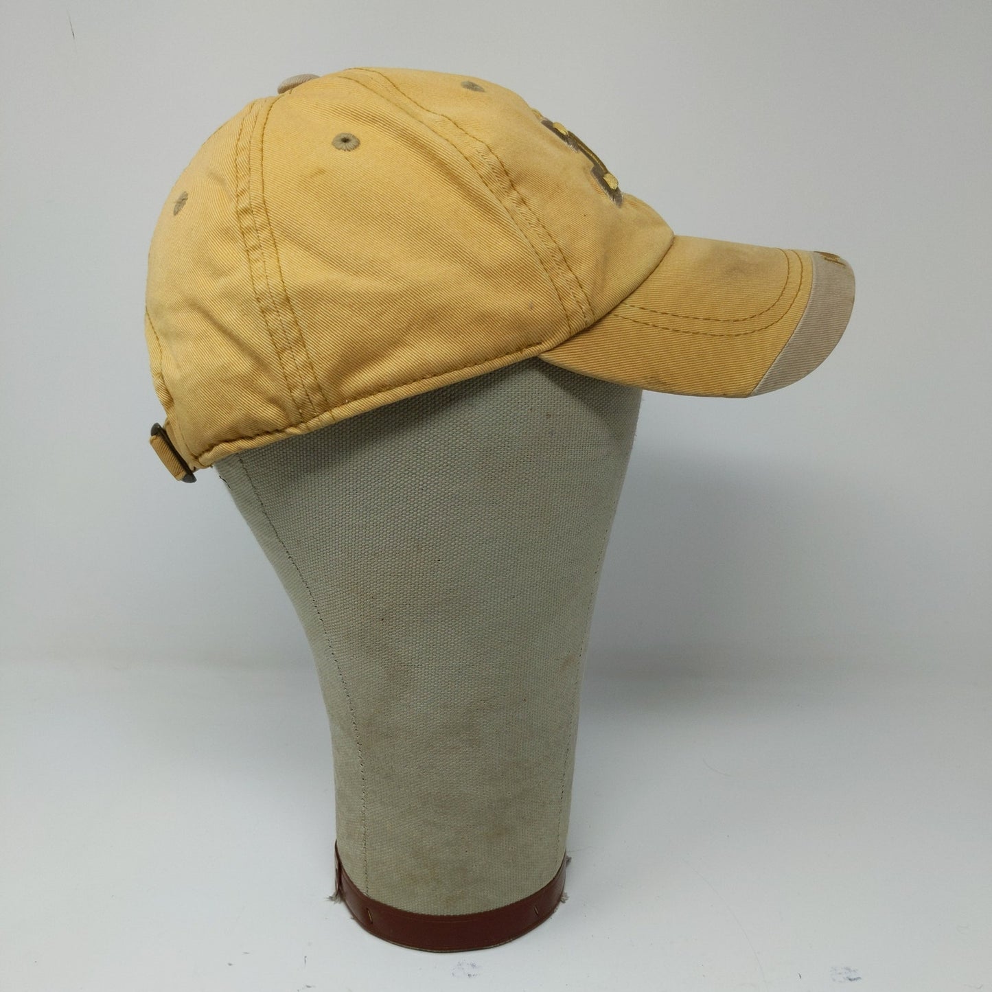 Captivating Headgear Purdue Boilermakers Embroidered Slideback Hat Tan