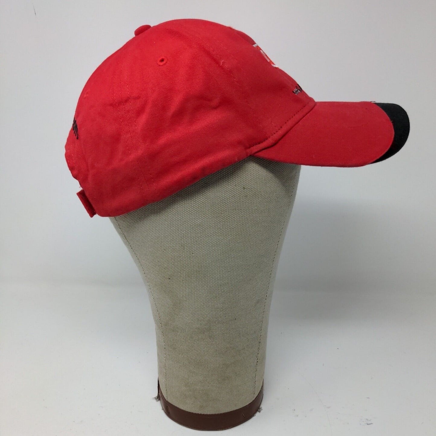 Bryant Racing Mens Indy 500 2018 Strapback Hat Red Adjustable Embroidered Logo