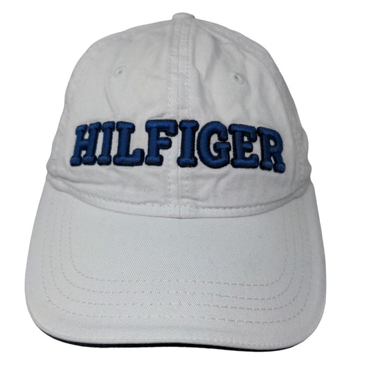 Tommy Hilfiger Men's Slideback Hat White Size OS 100% Cotton Embroidered Logo