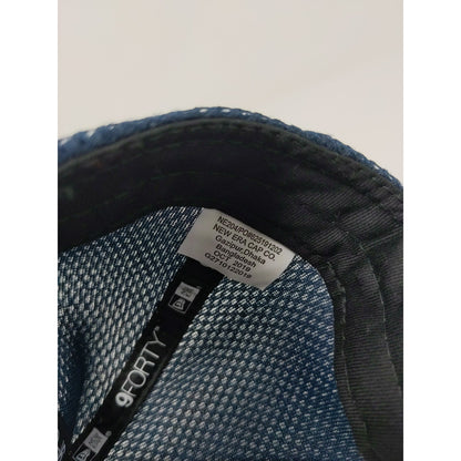 New Era 9Forty Snapback Mesh Back Hat OSFM Adjustable E.F. Transit Blue