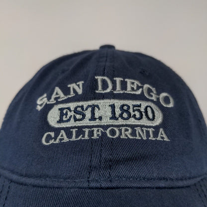 San Diego California Youth Kids One Size Adjustable Strapback Blue Baseball Cap