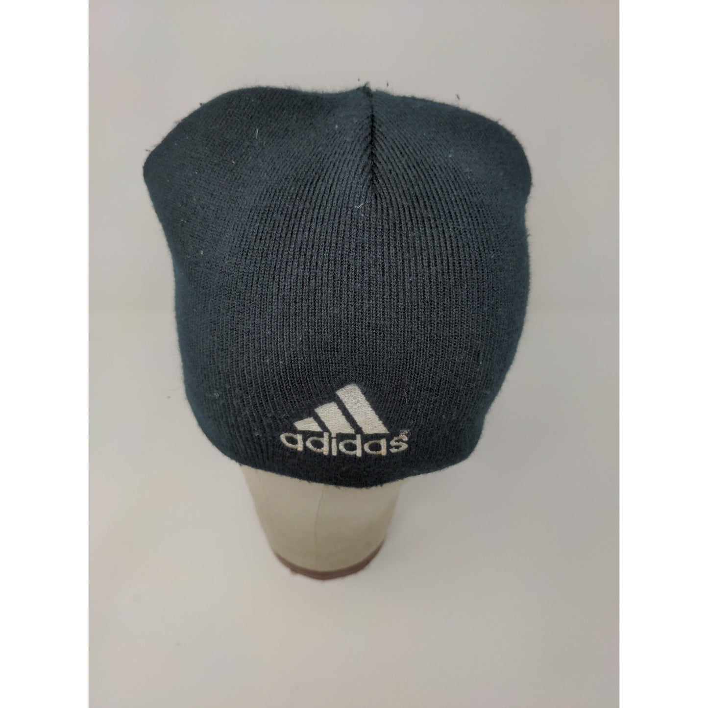 Adidas Beanie Hat OSFA Black Embroidered Logo Soft 100% Acrylic