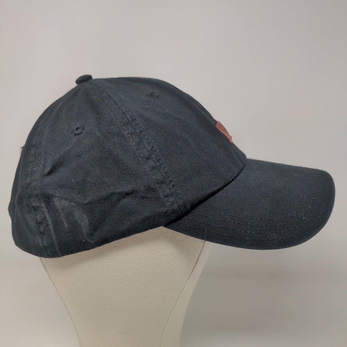 Alternative Men's Slideback Hat Black Size OSFA 100% Cotton Patch Logo