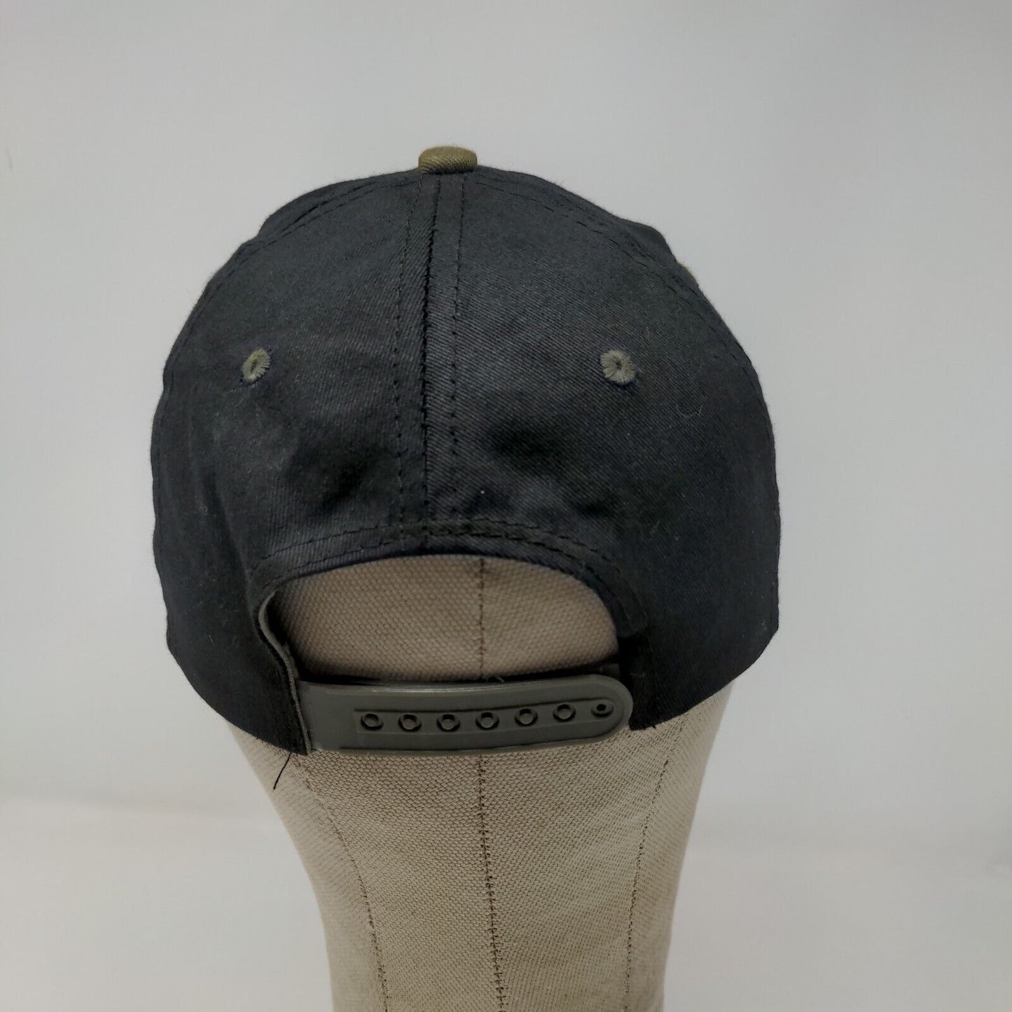 Tongass Men's Snapback Hat Black Green Alaska Embroidered Fish Logo
