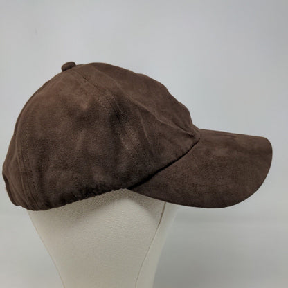 Weatherproof Men's Strapback Hat Brown Size OS Embroidered Logo 100% Polyester