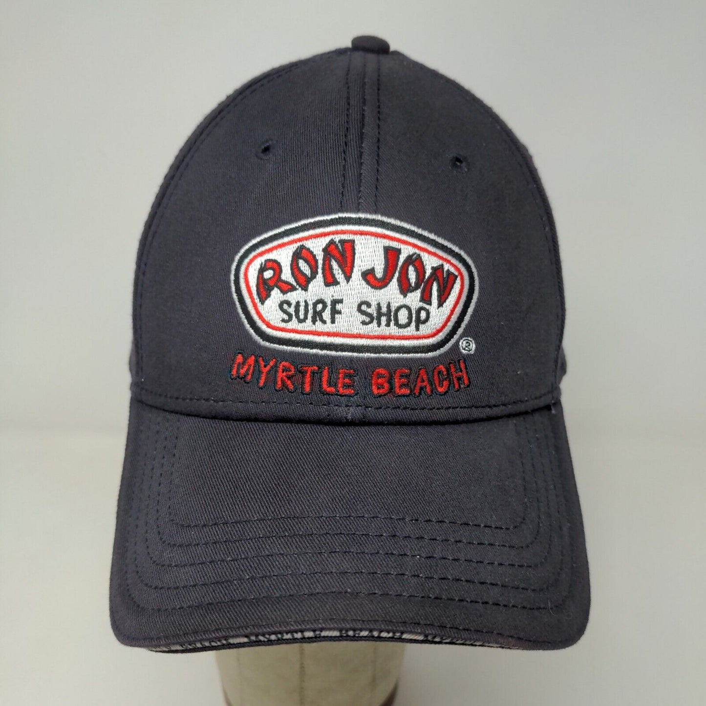 Ron Jon Surf Shop Men's Slideback Hat Blue OSFM Myrtle Beach Embroidered Logo