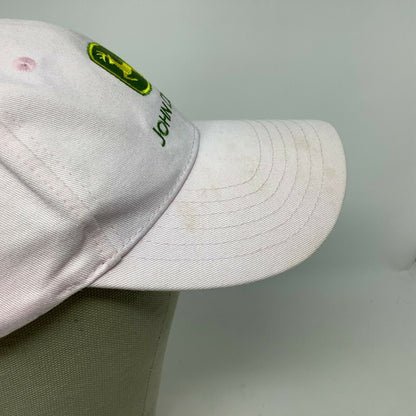 John Deere K Products Pink Hat Strapback Adjustable Embroidered Logo