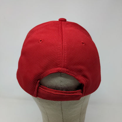 WearGuard Men's Strapback Hat Red OSFA Embroidered Logo Essentra