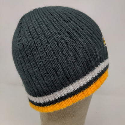 Franchise Club Iowa Hawkeyes Men's Knit Beanie Hat Black Embroidered Bird Logo