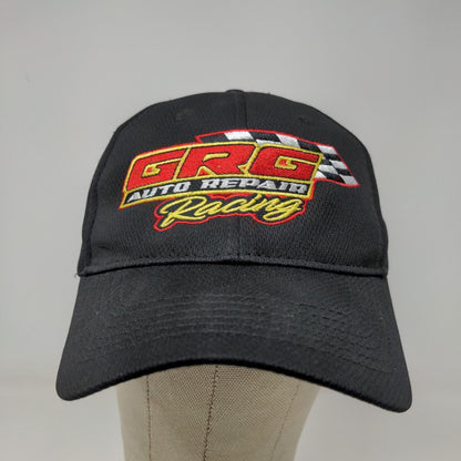 GRG Auto Repair Racing Men's Strapback Hat Black Embroidered Logo #37