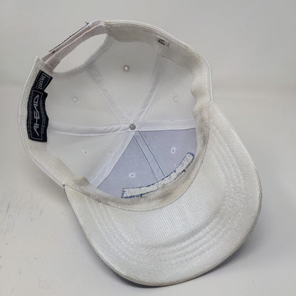 Ahead Mens Cedarbrook Golf Course Strapback Hat Blue White Adjustable