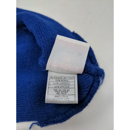 NFL Indianapolis Colts Beanie Hat OSFA Blue & White Embroidered & Graphic Logos