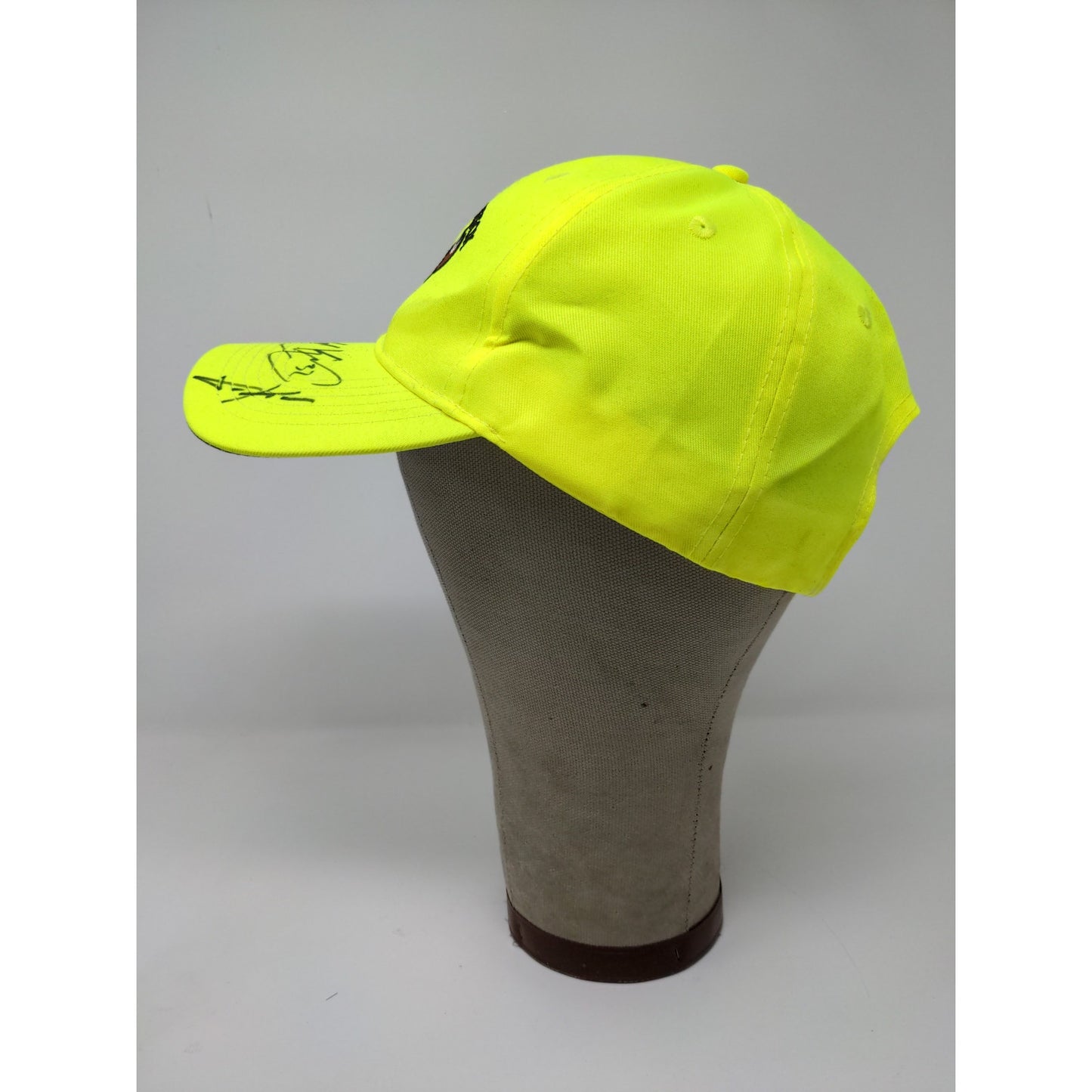 Autographed Friends of the Fox Hat Embroidered Strapback Yellow 2 Signatures