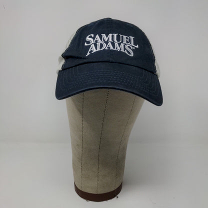 Samuel Adams The Boston Beer Company Blue White Adjustable Strapback Hat Logo