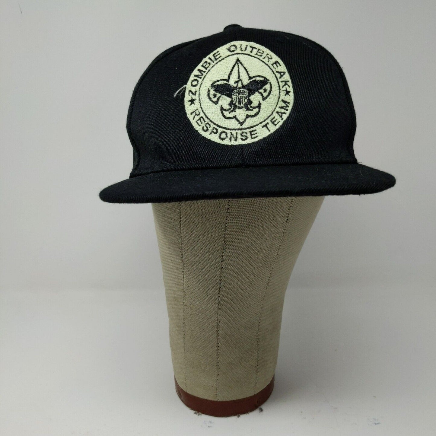Zombie Outbreak Response Team Mens Hat Black Adjustable Snapback Embroidered