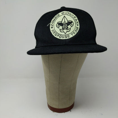 Zombie Outbreak Response Team Mens Hat Black Adjustable Snapback Embroidered
