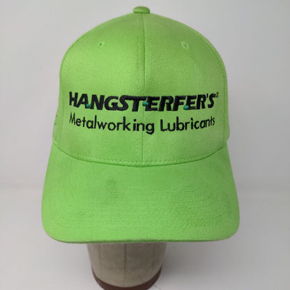 Hangsterfers Metalworking Lubricants Baseball Cap Embroidered Green Flexfit L/XL