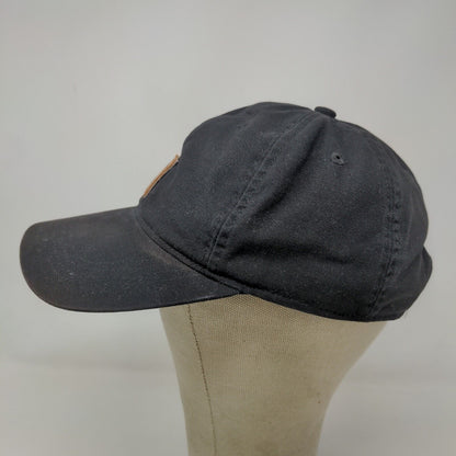 Carhartt Men's Strapback Hat Black Adjustable Patch Logo Spring 2021