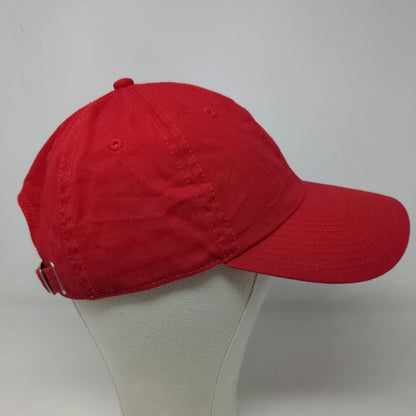 Unbranded Men's Slideback Hat Red Size Adult Blank Adjustable