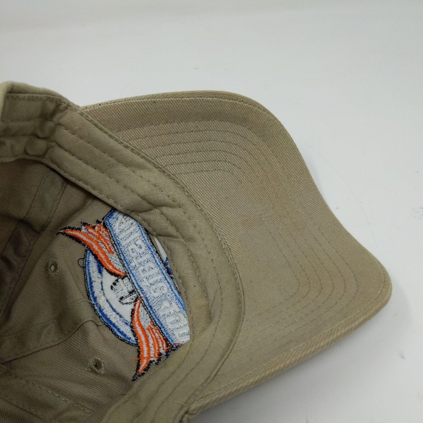 Allstate 400 at the Brickyard Slideback Hat Beige Adjustable Embroidered 2005