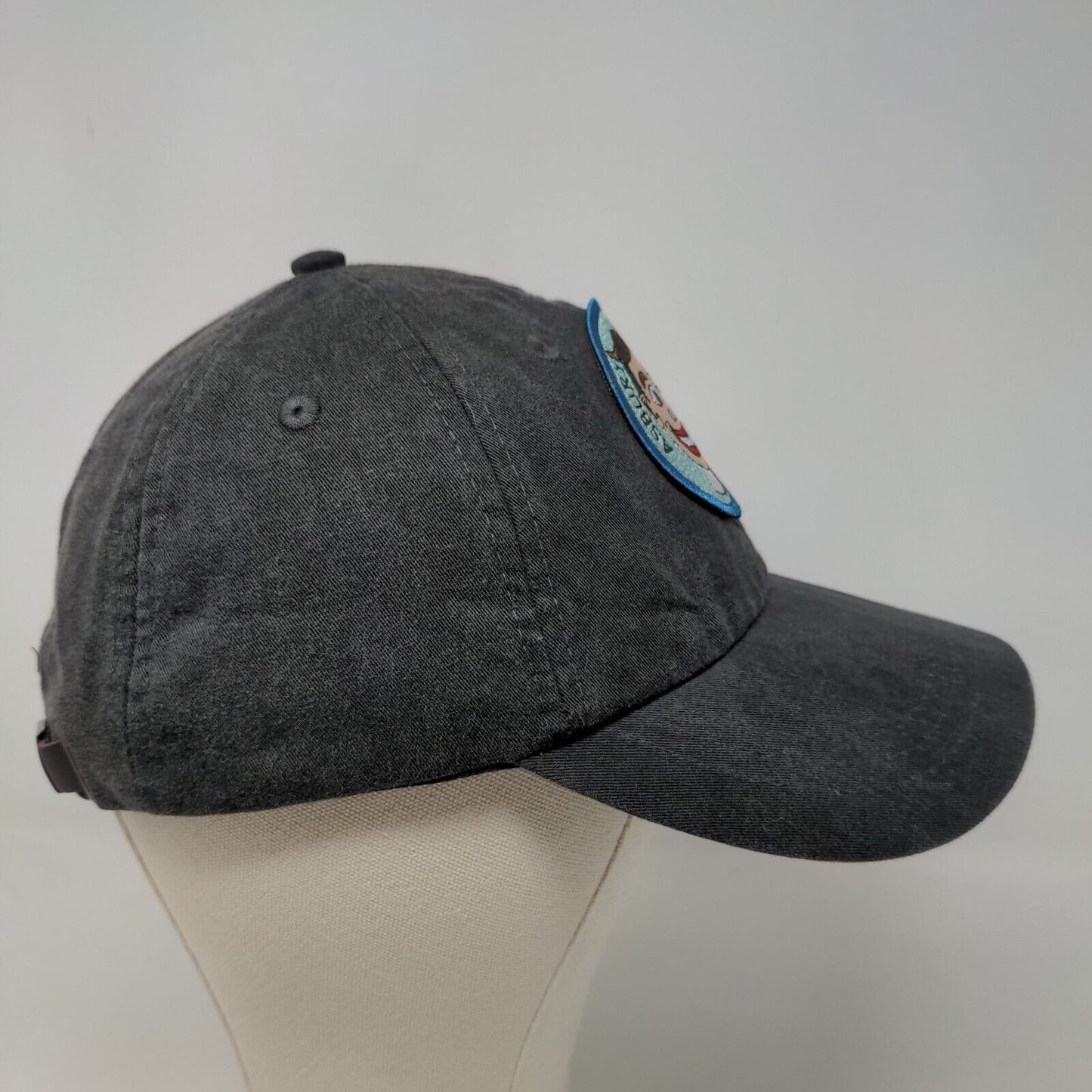 Unbranded Men's Slideback Hat Gray Adjustable Embroidered Asbury Park NJ Logo