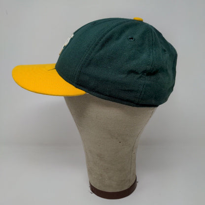 Oakland Athletics Hat Green and Yellow New Era Brand Fitted 6 7/8