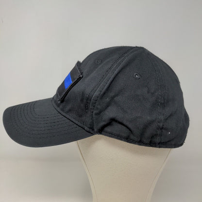 Glock Men's Strapback Hat Black Adjustable Patch Thin Blue Line Logo Police