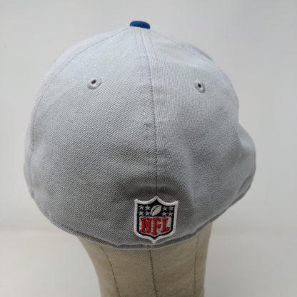 New Era Men's 59Fifty Fitted Hat Gray Size 7 1/2 Indianapolis Colts Embroidered