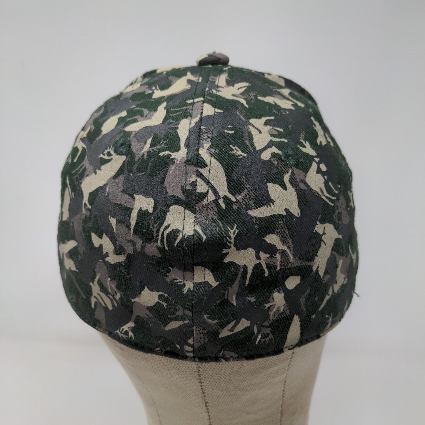 Wraptor Wear Men's Camo Hat Multi Stretch Deer Graphic Embroidered Hunt Dakota