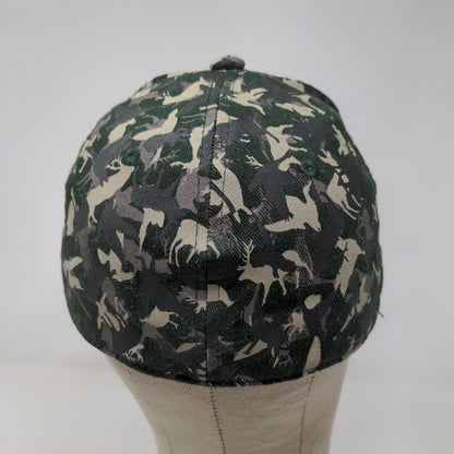 Wraptor Wear Men's Camo Hat Multi Stretch Deer Graphic Embroidered Hunt Dakota