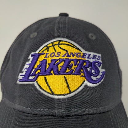 NBA Los Angeles Lakers New Era 9TWENTY Slideback Adjustable Hat Cap Embroidered