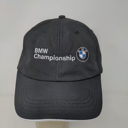 BMW Championship Mens Strapback Hat Black Embroidered Logo Adjustable