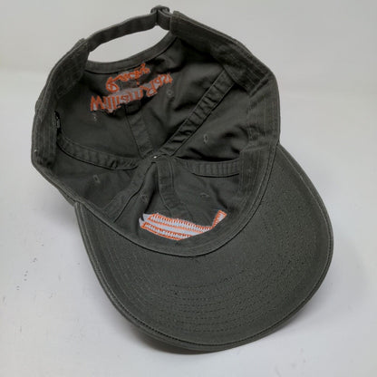 William Rast Racing Men's Slideback Hat Gray Adjustable Embroidered Logo