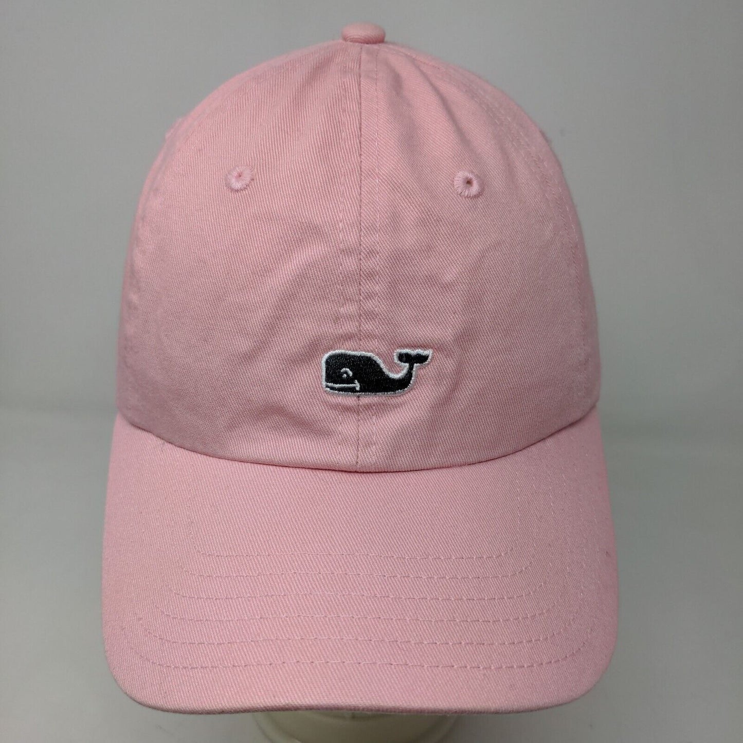 Vineyard Vines Women's Slideback Hat Pink Adjustable Embroidered Whale Logo