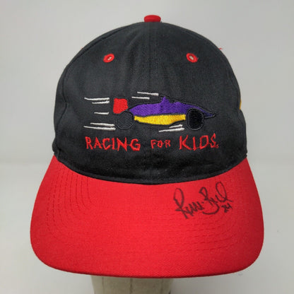 Otto Mens Racing for Kids Snapback Hat Black OSFA Autographed Signed Robbie Buhl