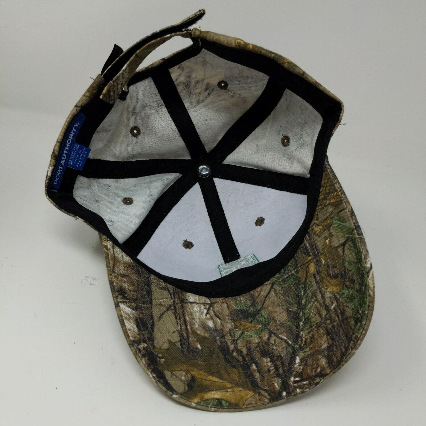 S&C Port Authority Realtree Camo Adjustable Strapback Hat Cap Embroidered Logo