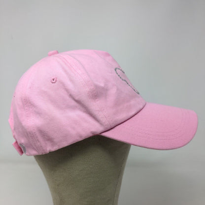 Disney Store Women's Mickey Mouse Strapback Hat Pink Size OS Rhinestone