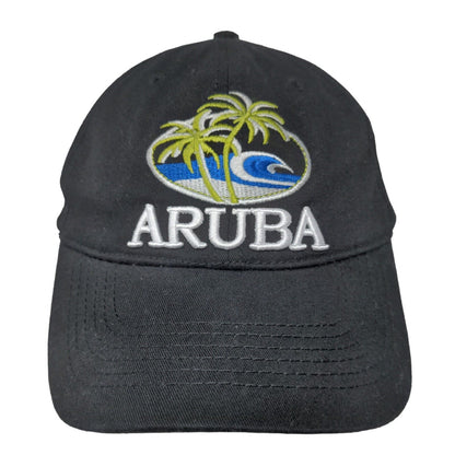 Joann Souveniers Men's Slideback Hat Black Size OS Embroidered Aruba Logo